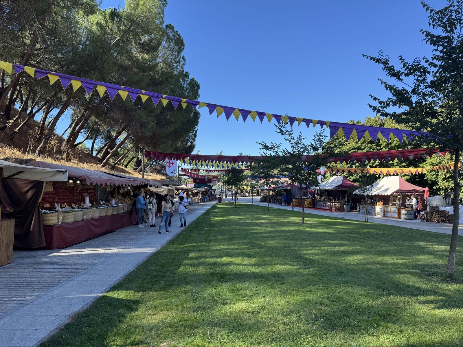 Comienza el mercado medieval en la Vaguada de la Palma