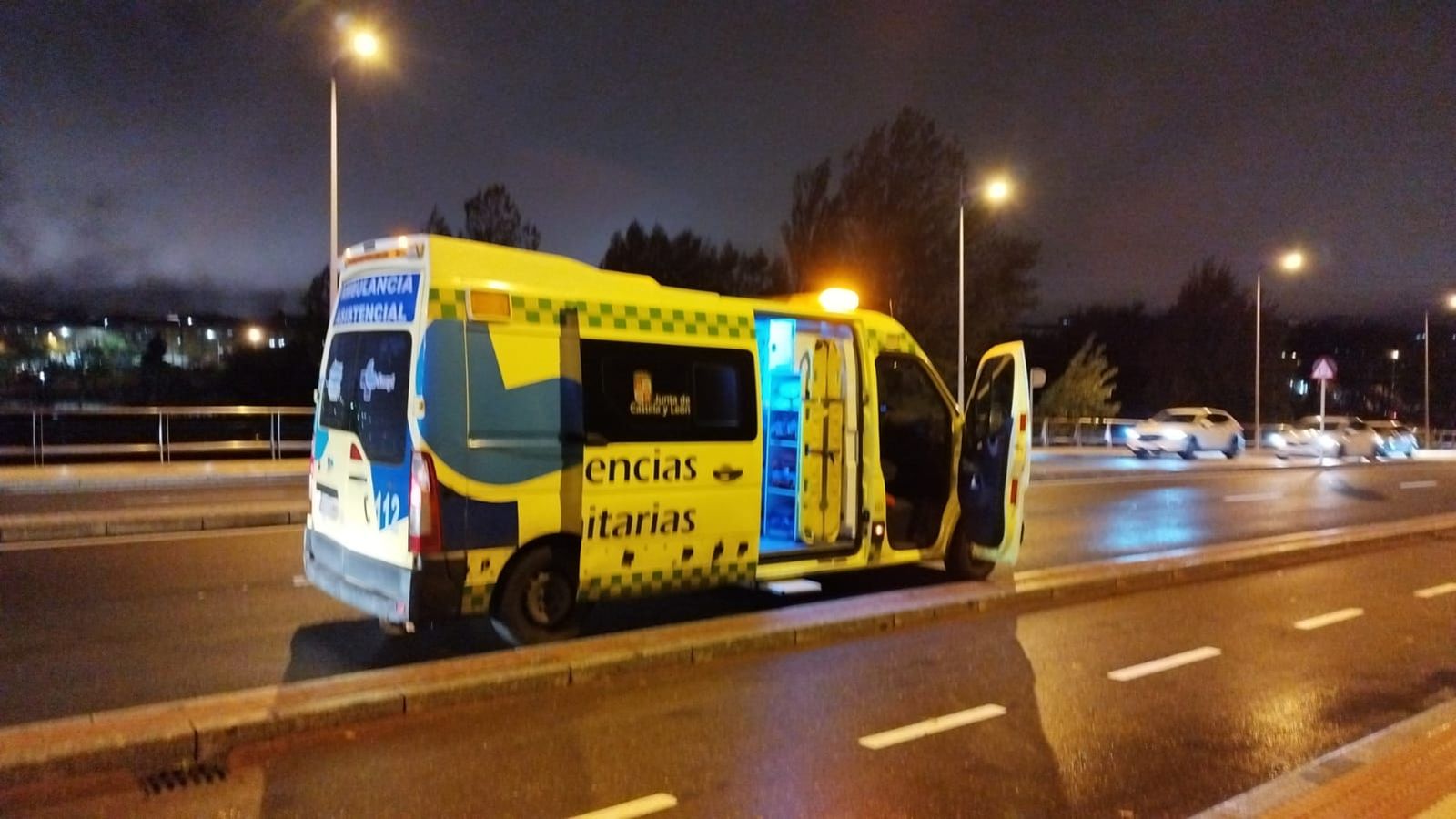 Accidente en el puente Juan Carlos I