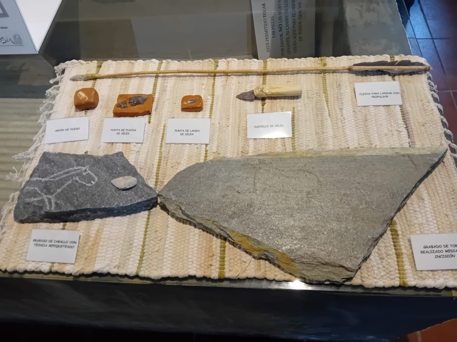 Restos arqueológicos del museo de Medinilla