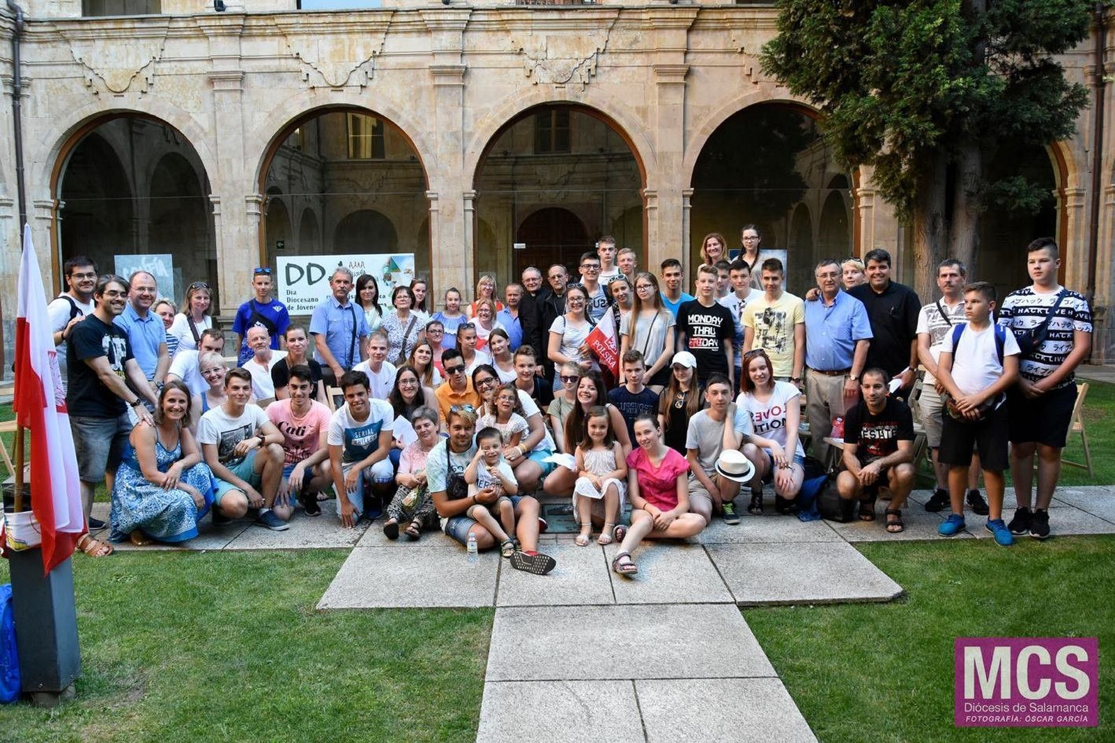 La Diócesis de Salamanca acoge a 50 jóvenes polacos de la parroquia San Casimiro de Leszno