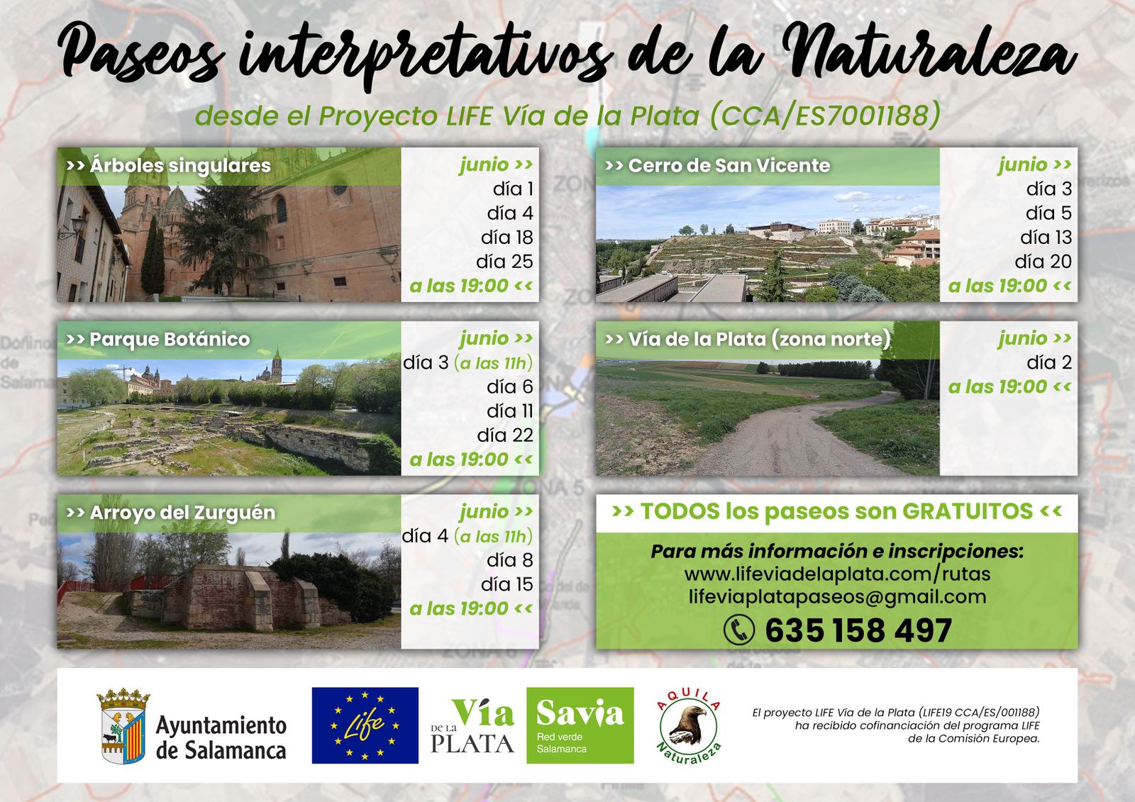 Cartel Paseos Interpretativos