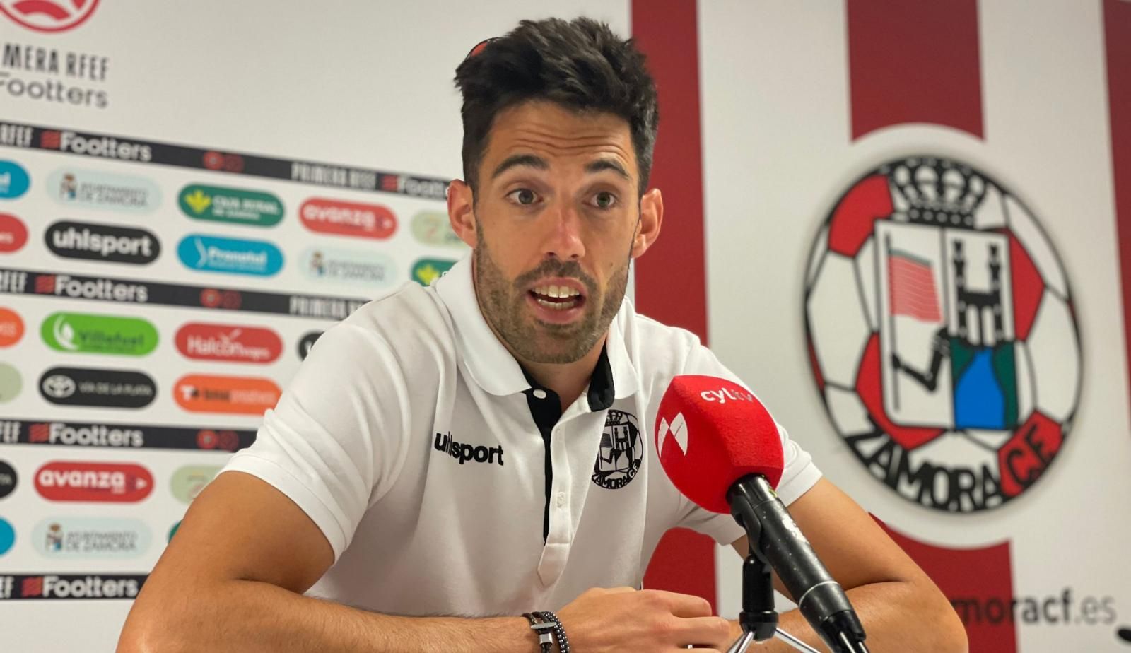 Jon Villanueva en su etapa en el Zamora CF