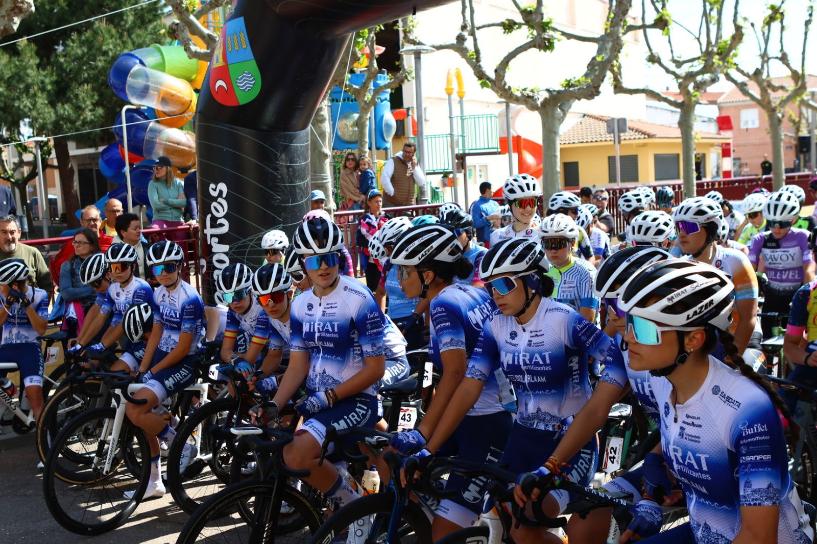 Primera etapa de la Vuelta Ciclista Salamanca Femenina