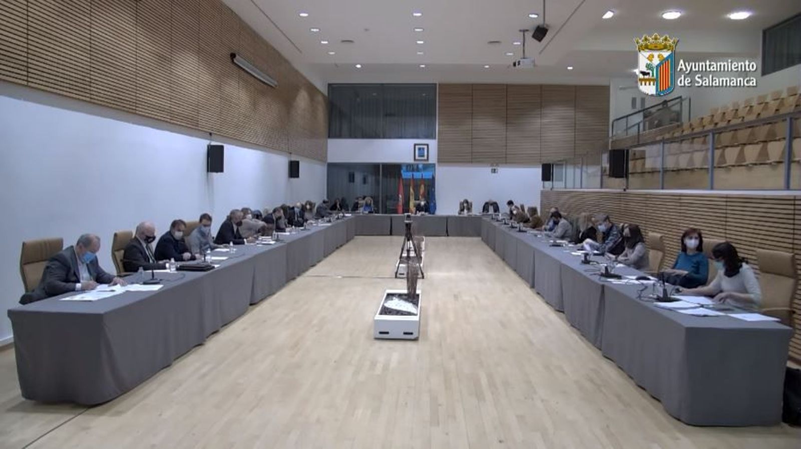 Sesión plenaria del Ayuntamiento de Salamanca