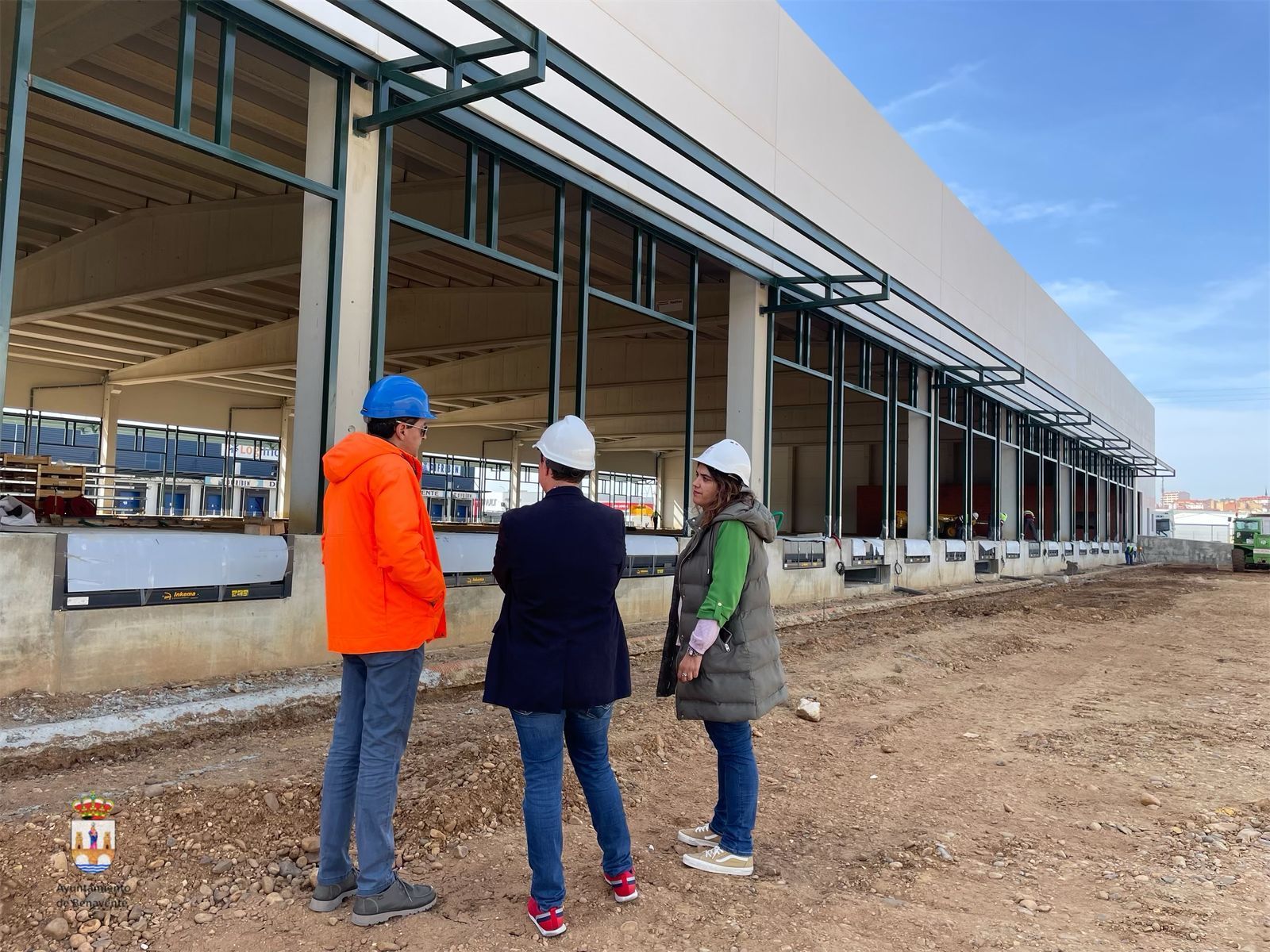 Las nuevas naves del centro logístico y de transportes de Benavente estarán listas en mayo