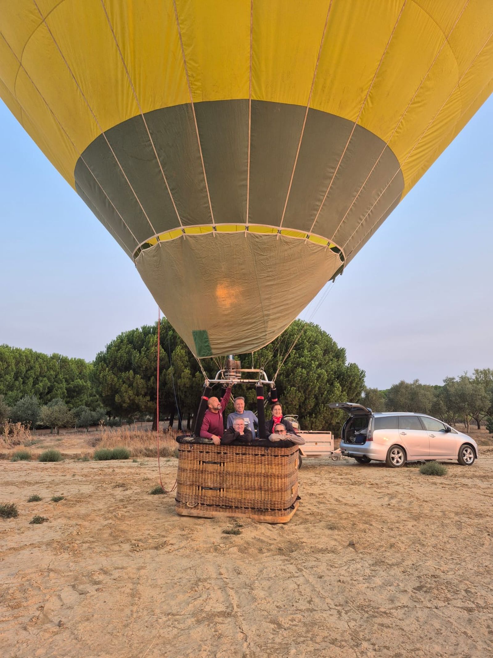 Un viaje en globo muy especial en Villamayor de Campos, de la mano de Valentín Carvajo