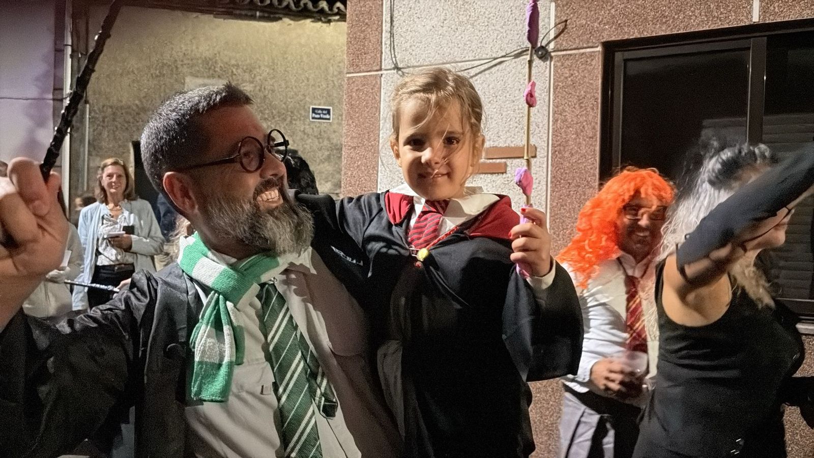 Desfile de carrozas en Pereña