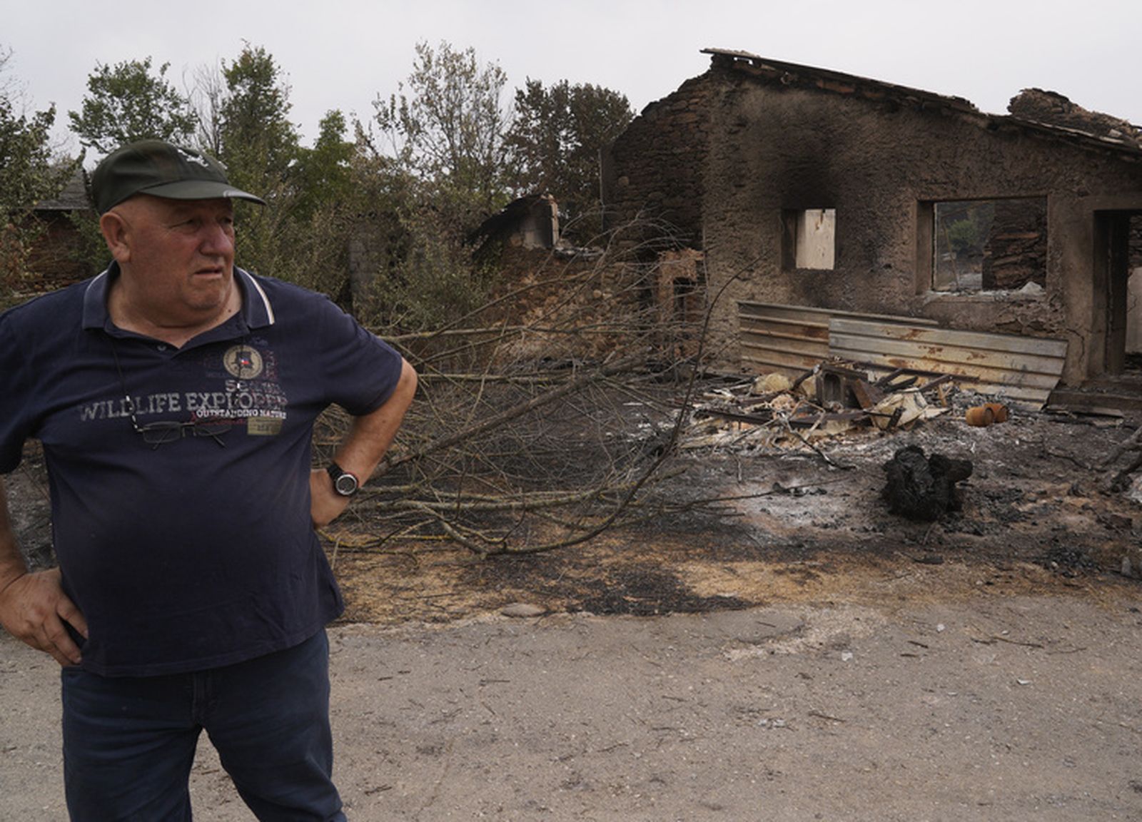 Incendio en las Médulas, León.