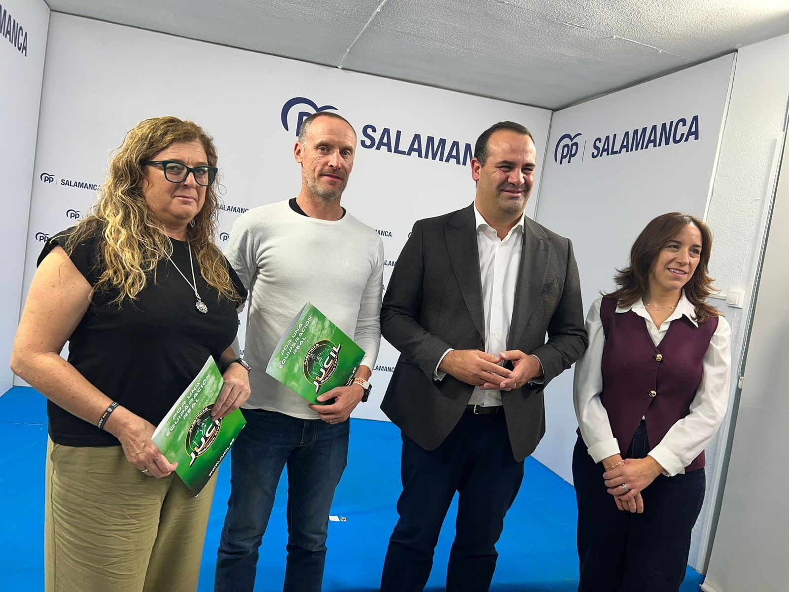 El Partido Popular de Salamanca muestra su apoyo a la Guardia Civil en un encuentro con representantes de JUCIL