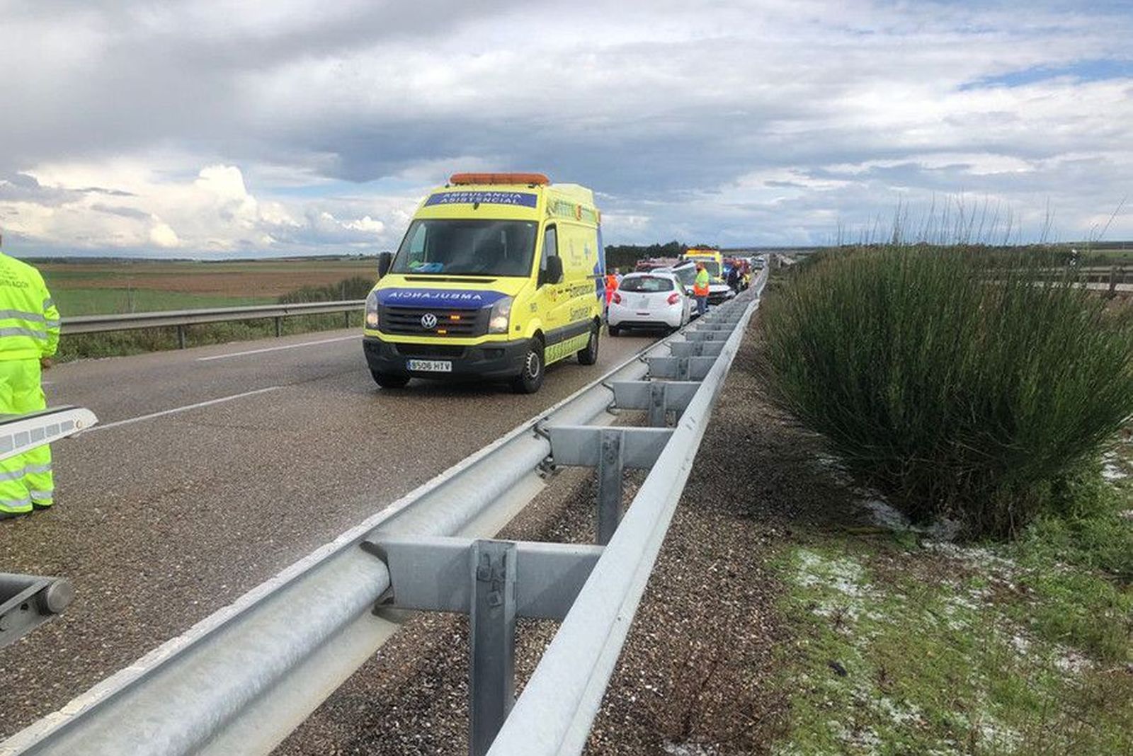 Accidente en la A 6. Imagen de archivo