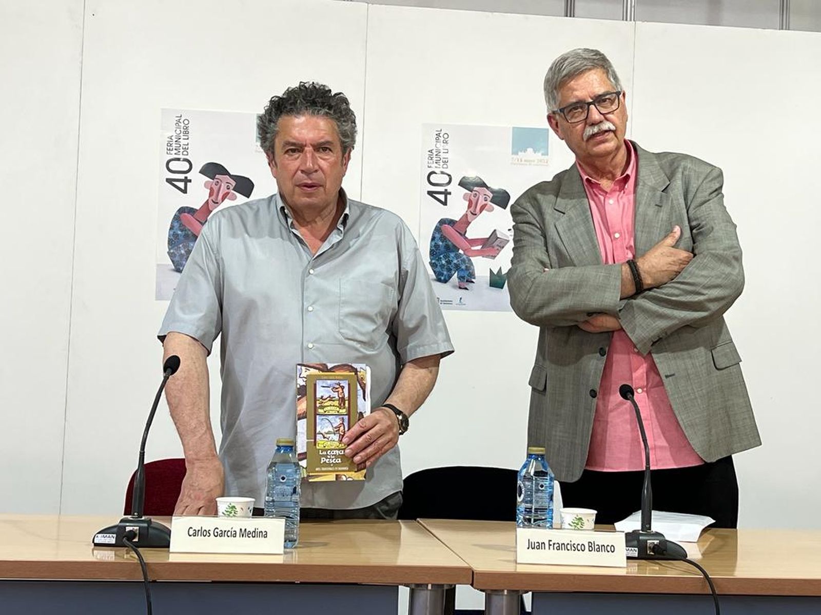 De izquierda a derecha Carlos García, autor del libro y Juan Francisco Blanco, director del Ides