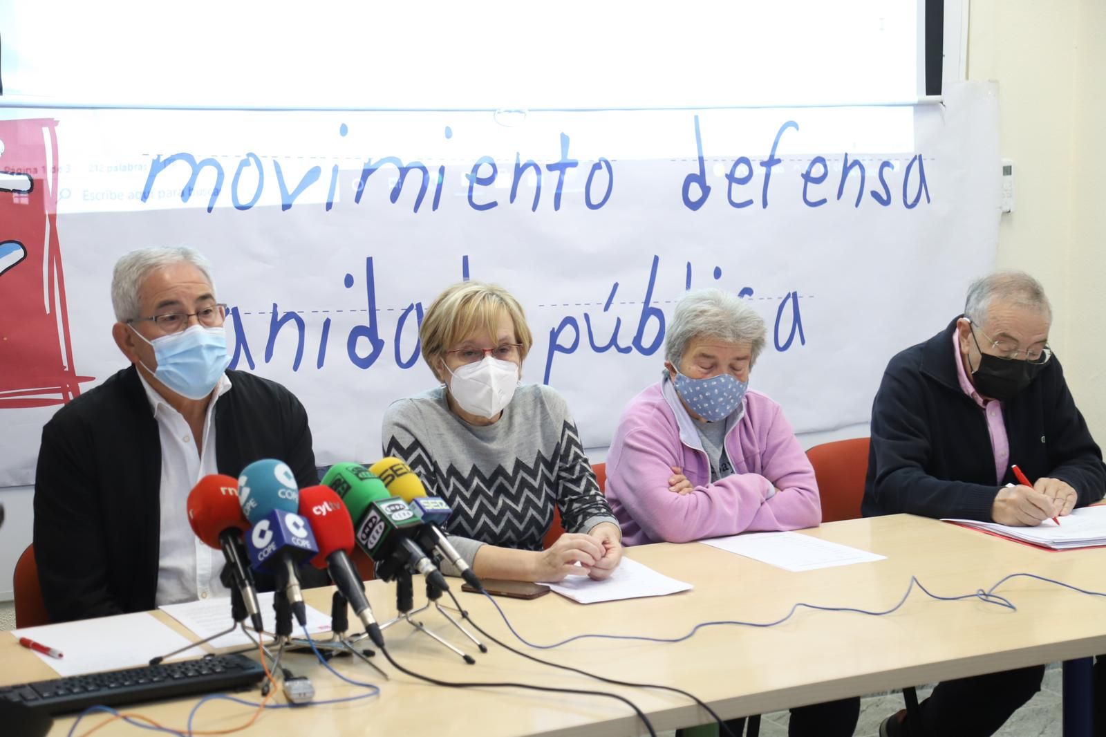 Un instante de la rueda de prensa