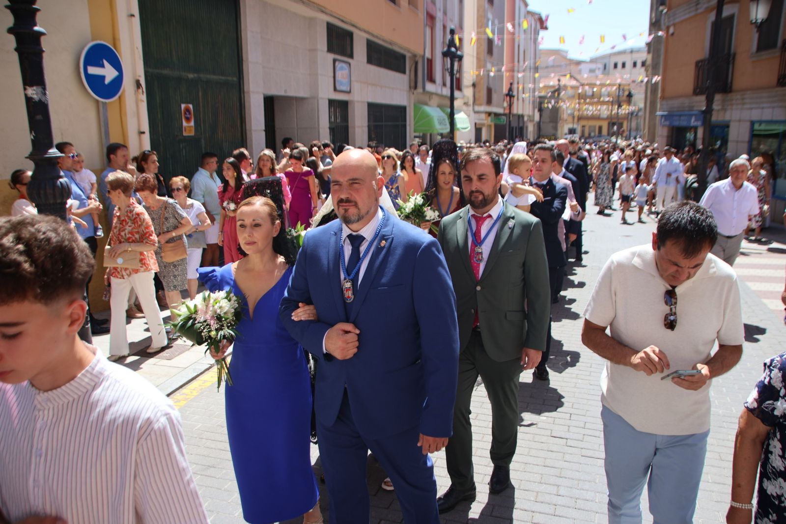 Procesión y ofrenda floral en honor de Nuestra Señora de la Asunción en Guijuelo