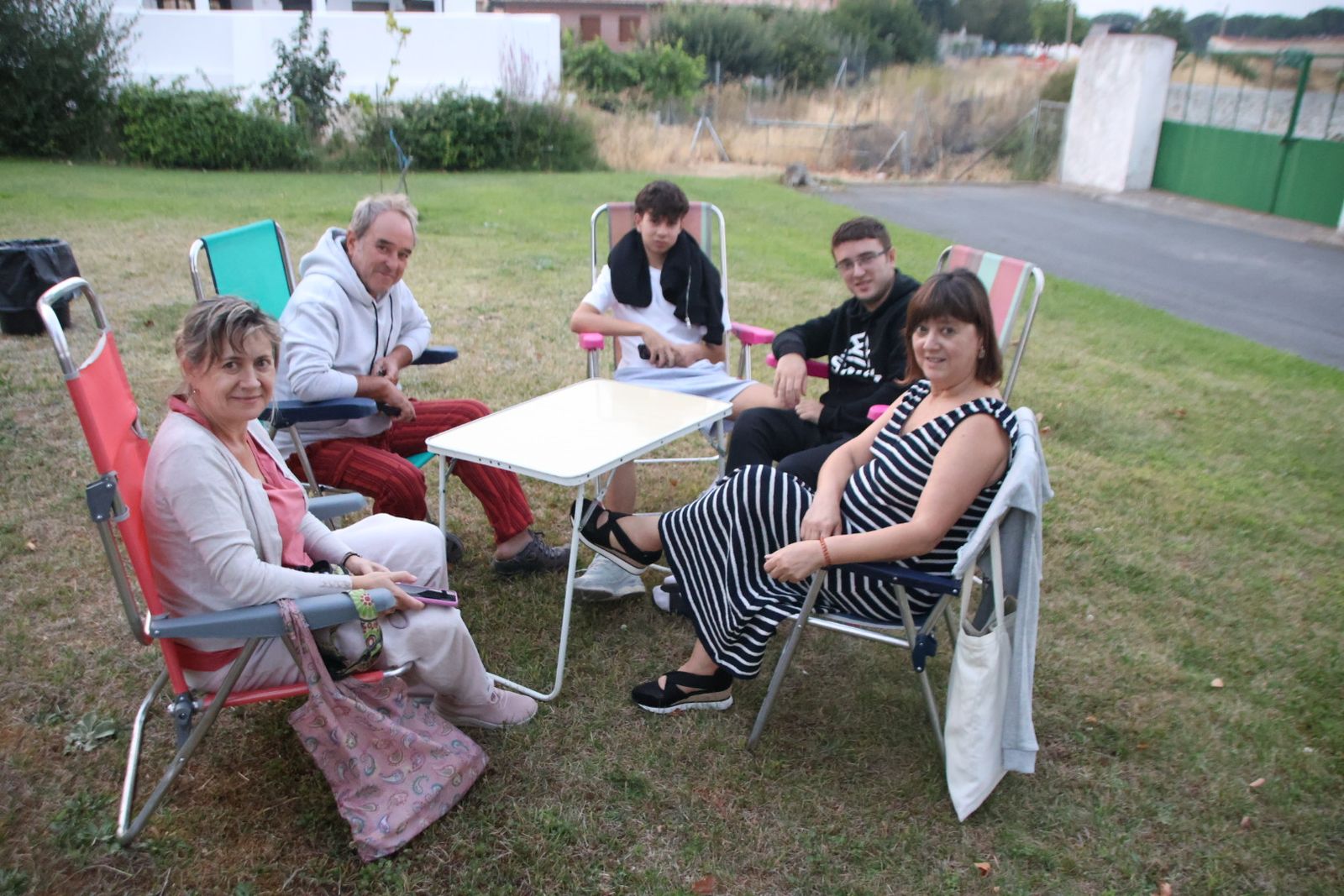 Villagonzalo, cena de chichas en la pista 