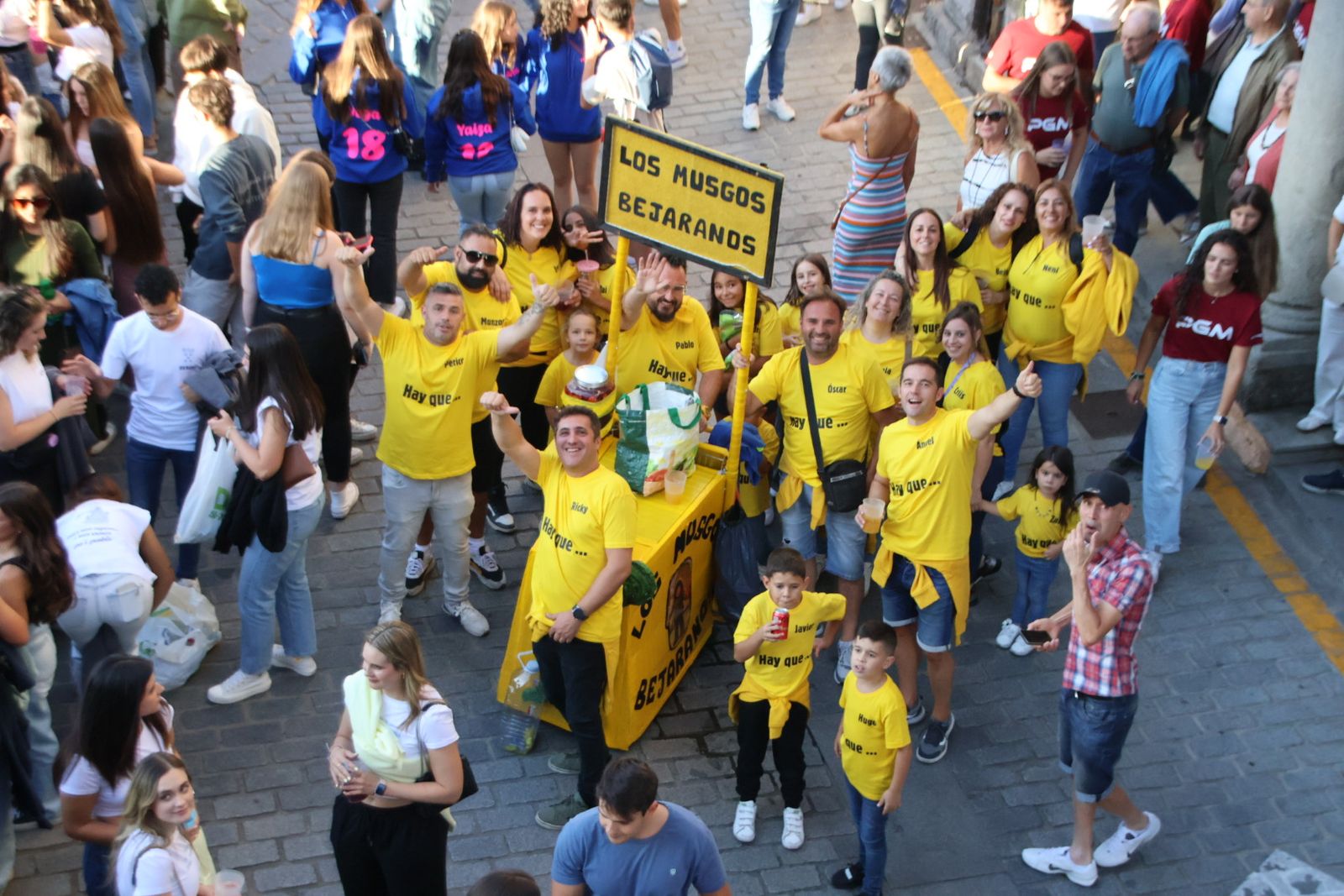 Béjar, pasacalles de Peñas y pregón