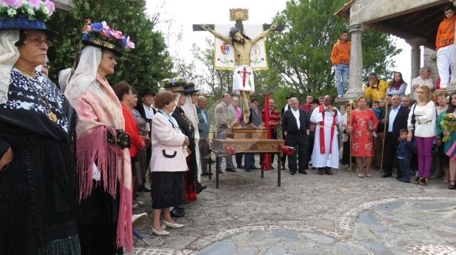 Culto al Cristo de las Mercedes en la despedida de las Fiestas