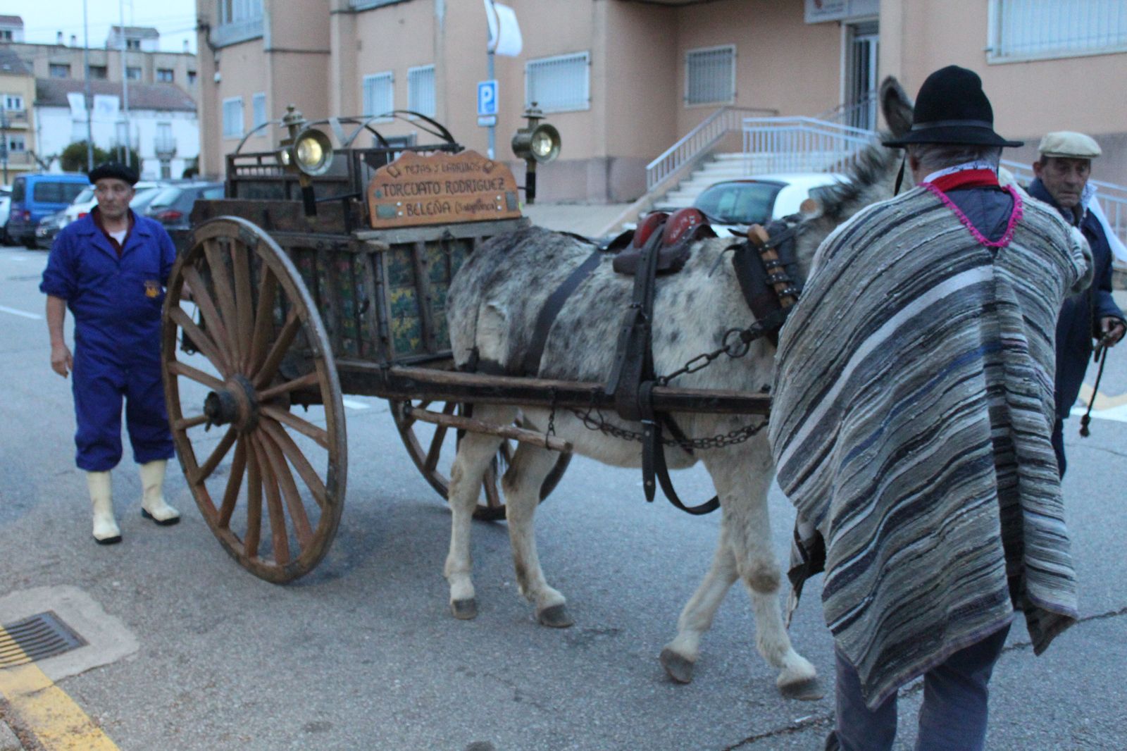 Matanza nocturna dedicada a la hostelería en Guijuelo