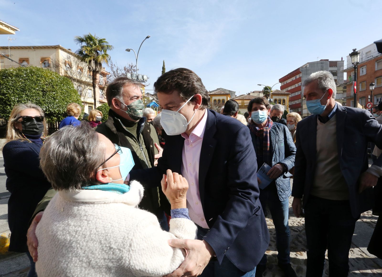 Alfonso Fernández Mañueco en su visita a Ávila | Agencia ICAL