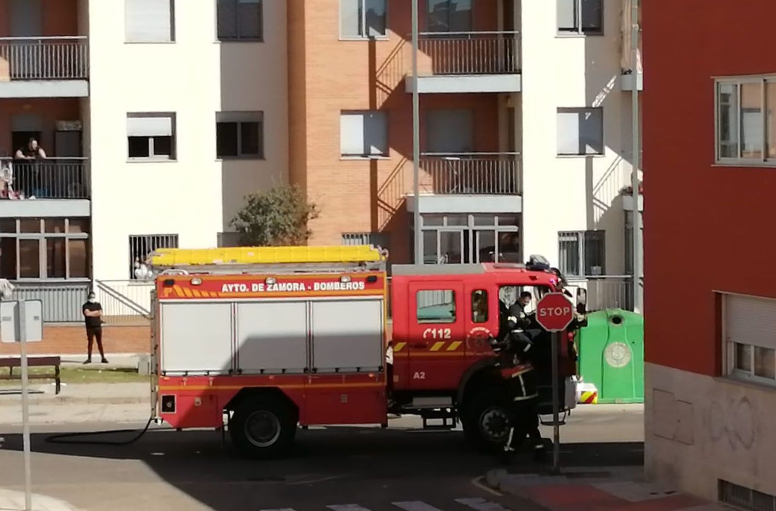Bomberos pinilla contenedor