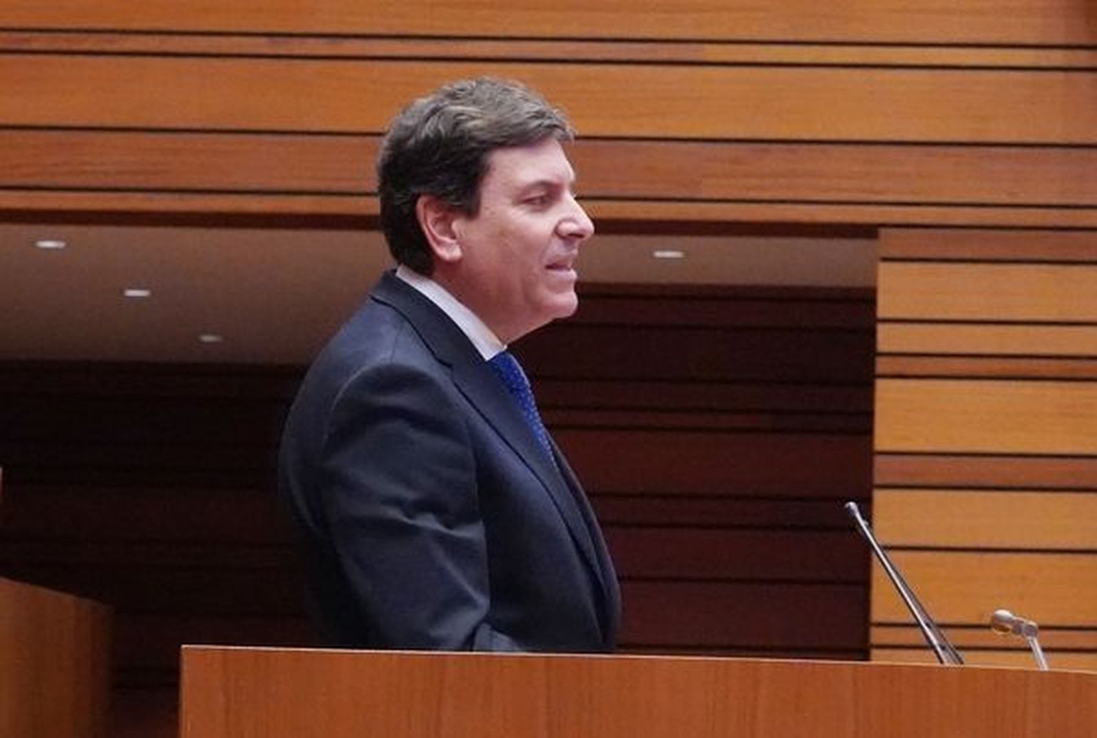 Intervención del consejero de Economía y Hacienda Carlos Fernández Carriedo. ICAL