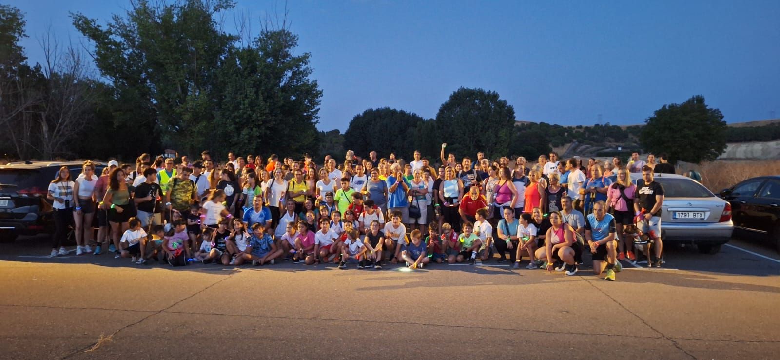 Marcha Nocturna de Aldeatejada en su primera edición