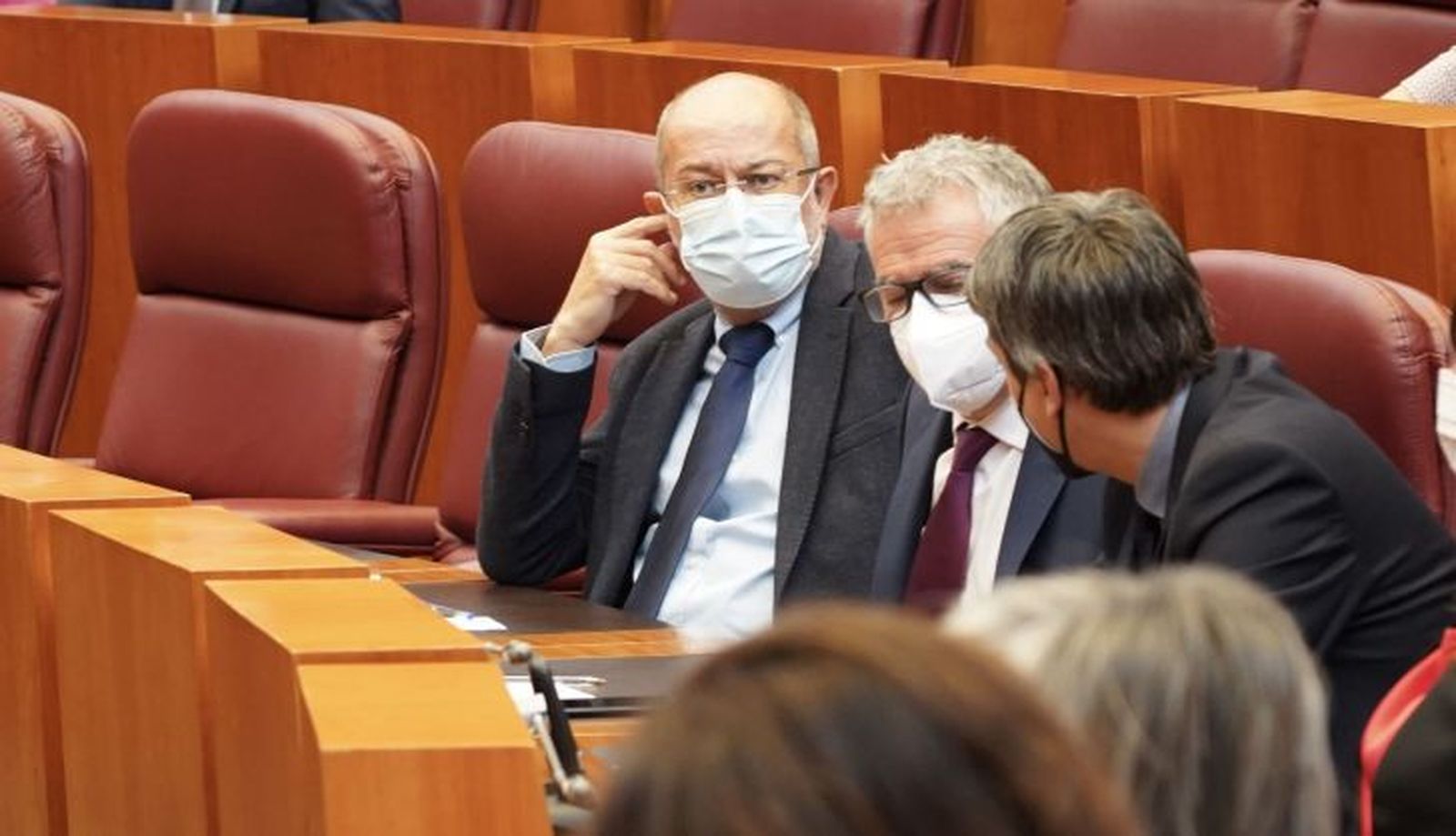 Francisco Igea de Cs durante el Pleno de Constitución de las Cortes. ICAL