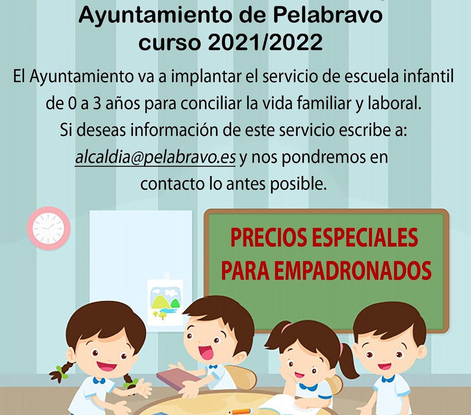 Publicación del Ayto de Pelabravo