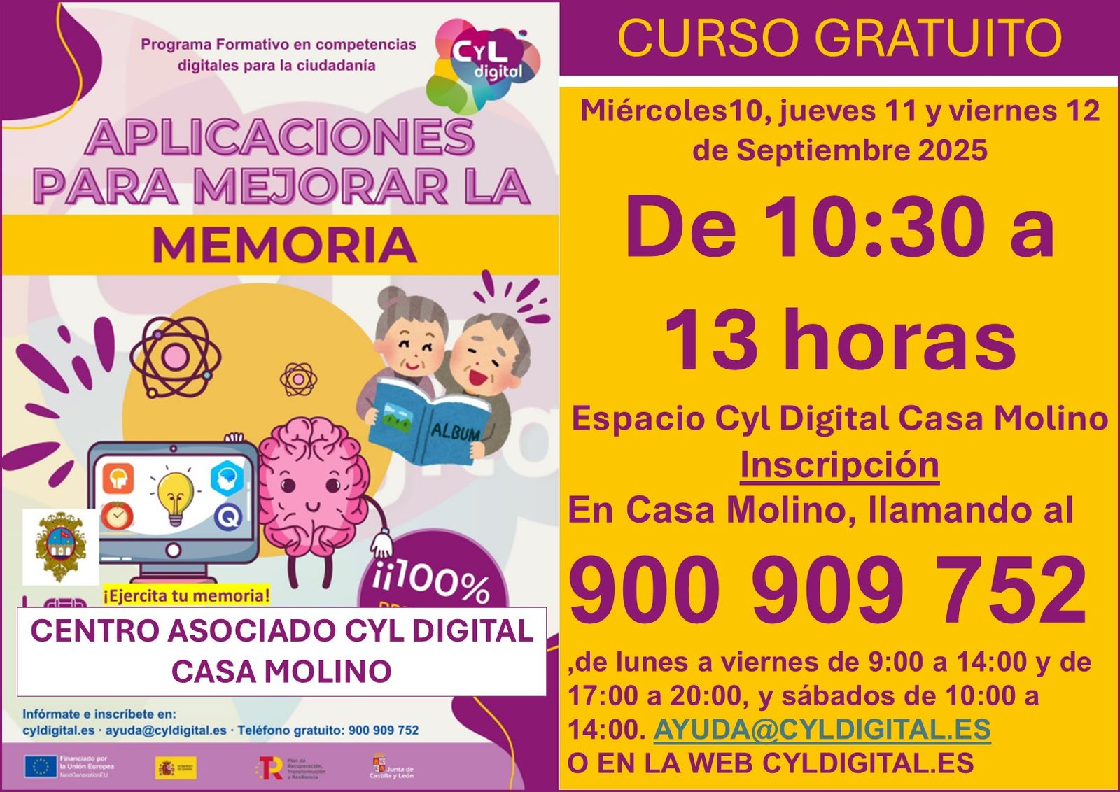 Alba de Tormes celebra el mes del Alzheimer con jornadas sobre salud y bienestar