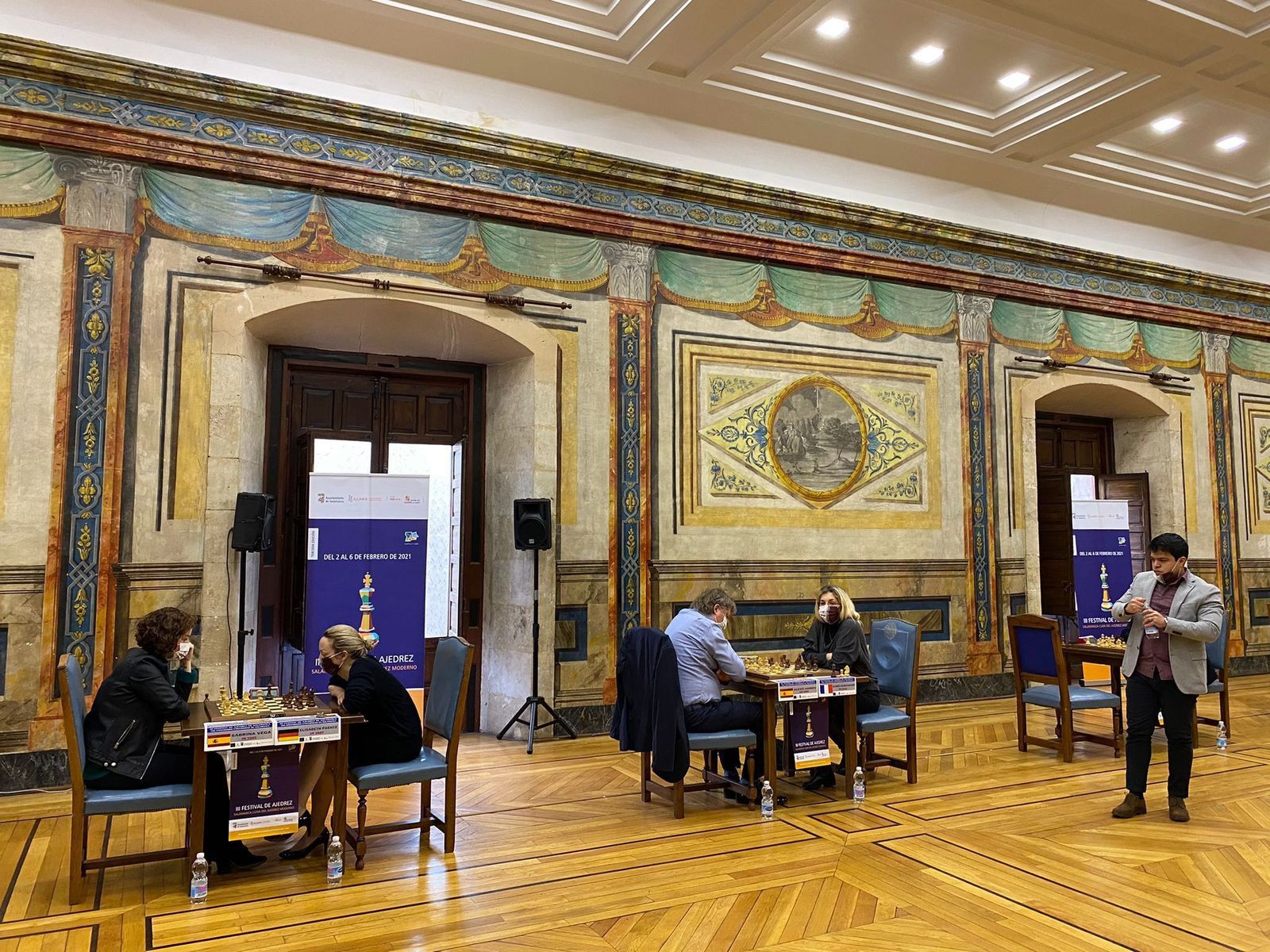 Jornada del viernes en el Torneo Magistral del III Festival de Ajedrez
