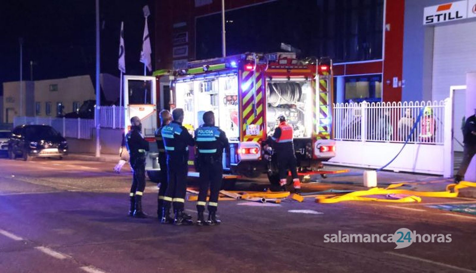 Explosión de una máquina en el polígono El Montalvo III. Fotos Andrea M. (11)