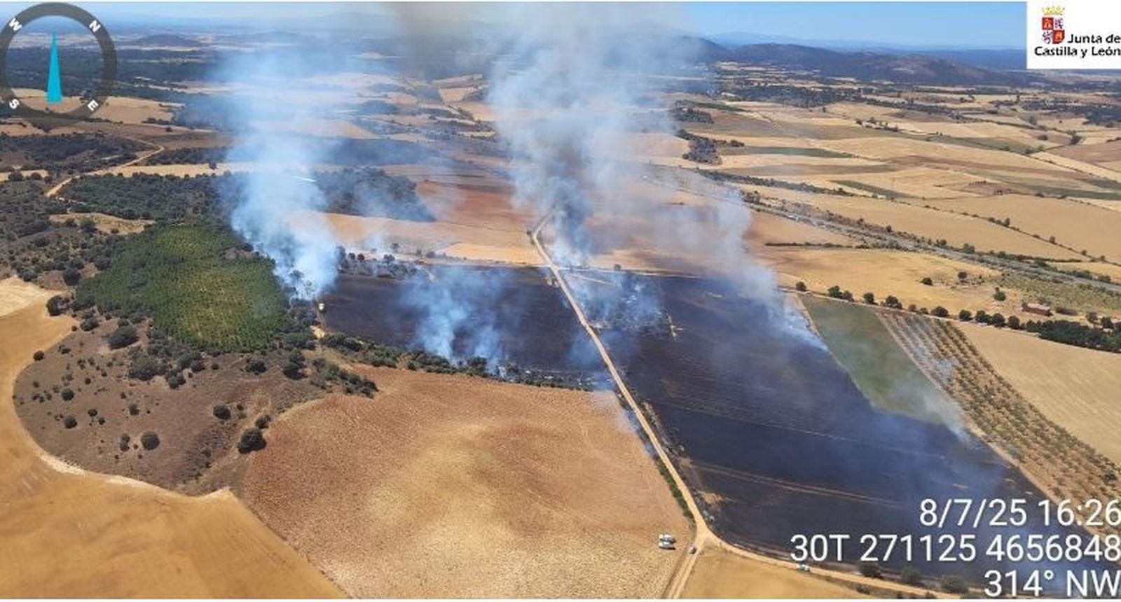 incendio Manganeses de la Polvorosa