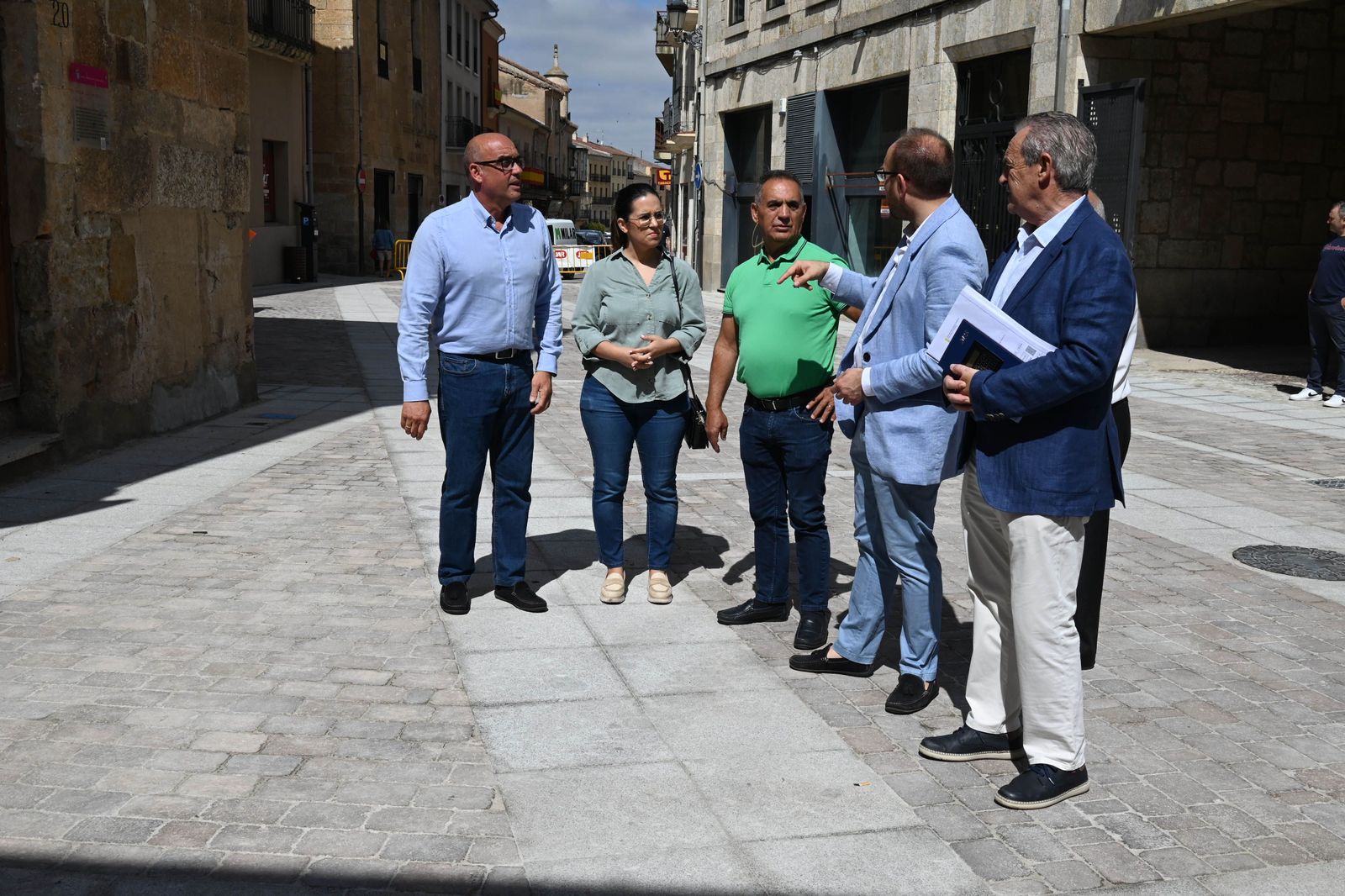 Fin de las obras de la calle Rúa del Sol en Ciudad Rodrigo