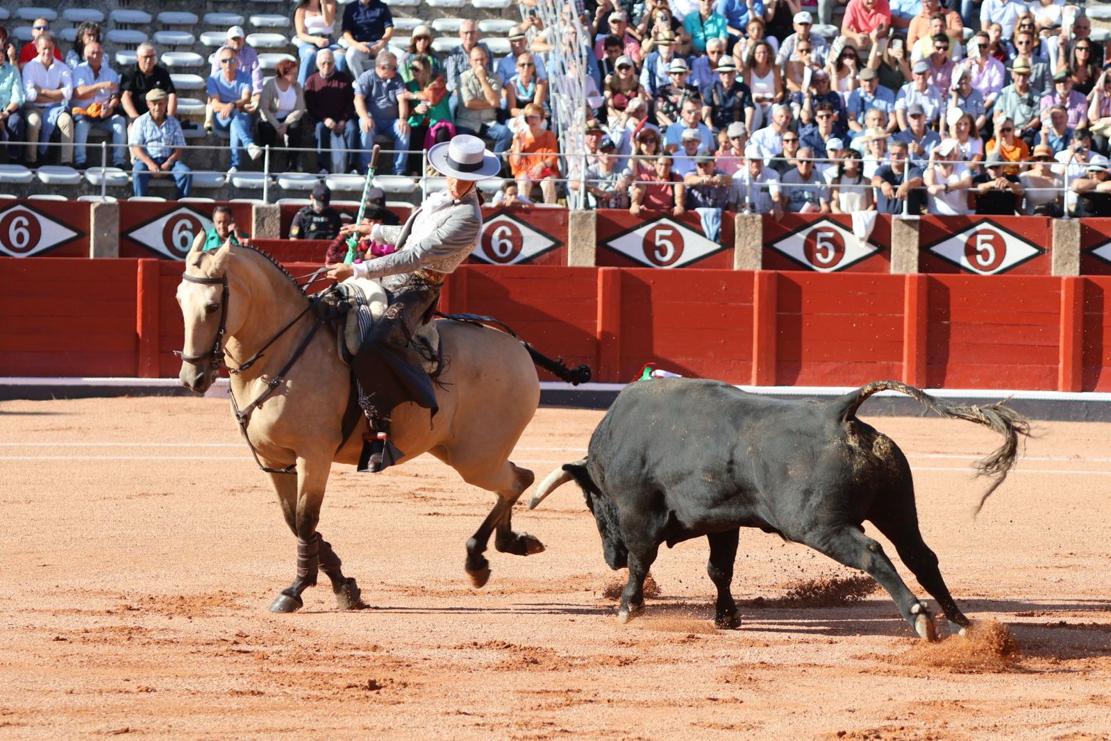 La Glorieta revive el aroma de la feria taurina con el primer festejo: Lea Vicens, Raquel Martín y Olga Casado