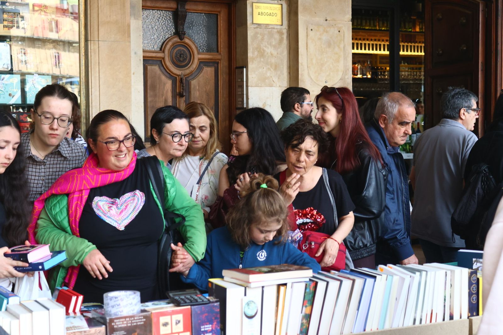 Día del Libro en la Plaza Mayor de Salamanca