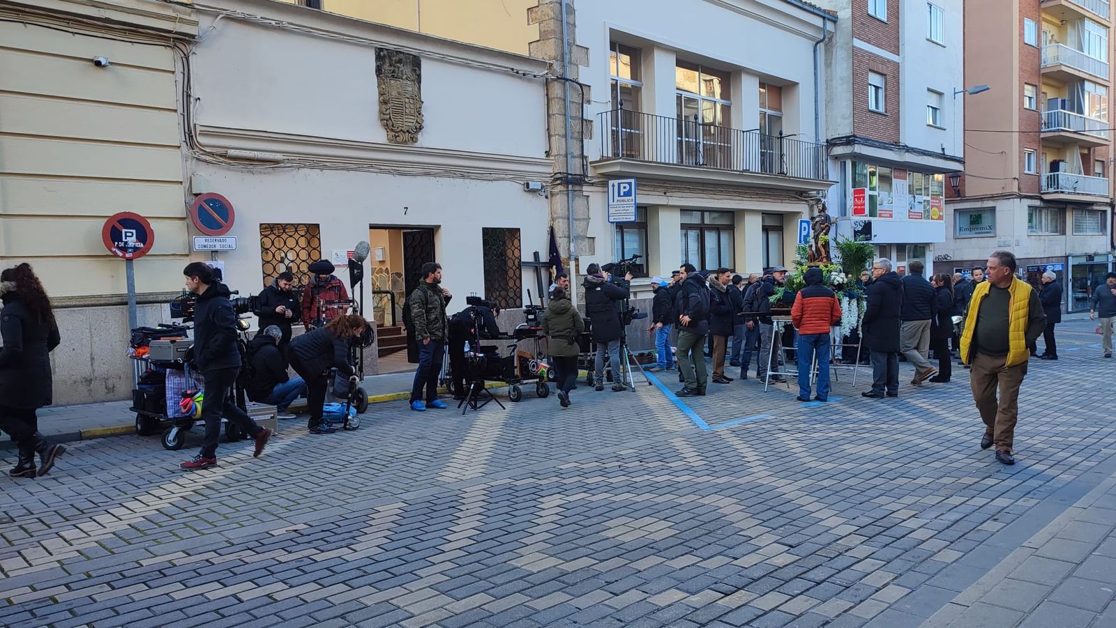 Zamora se convierte en plató de cine con la nueva película de Icíar Bollaín