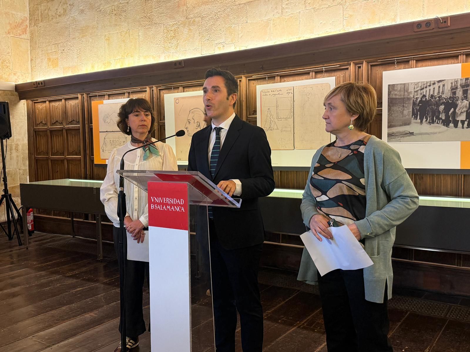 La Universidad de Salamanca inaugura una exposición inédita sobre la relación de Unamuno y la ciencia