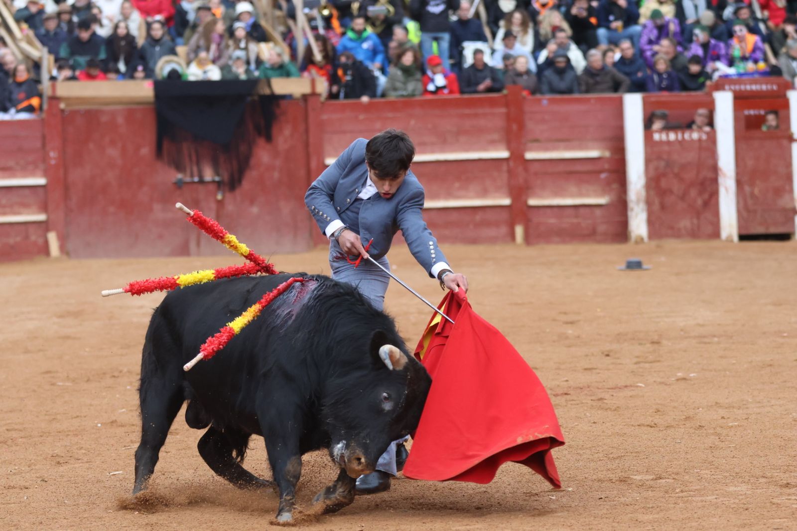 Novillada sin picadores del bolsín taurino y rejones en Ciudad Rodrigo