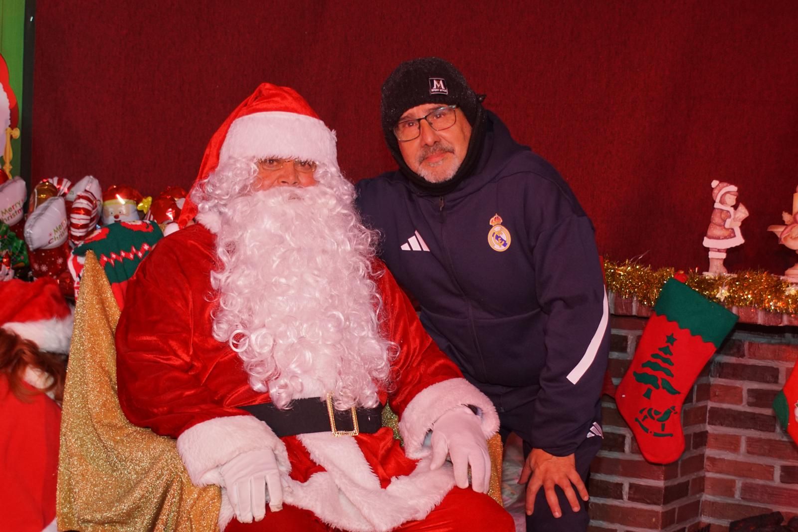 El Encinar recibe la visita de Papa Noel