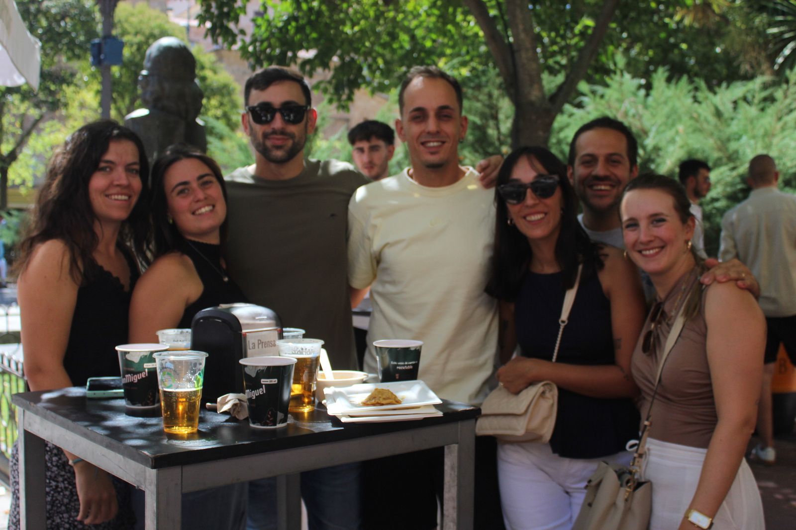 Ambiente en la Feria de Día en el mediodía de este sábado