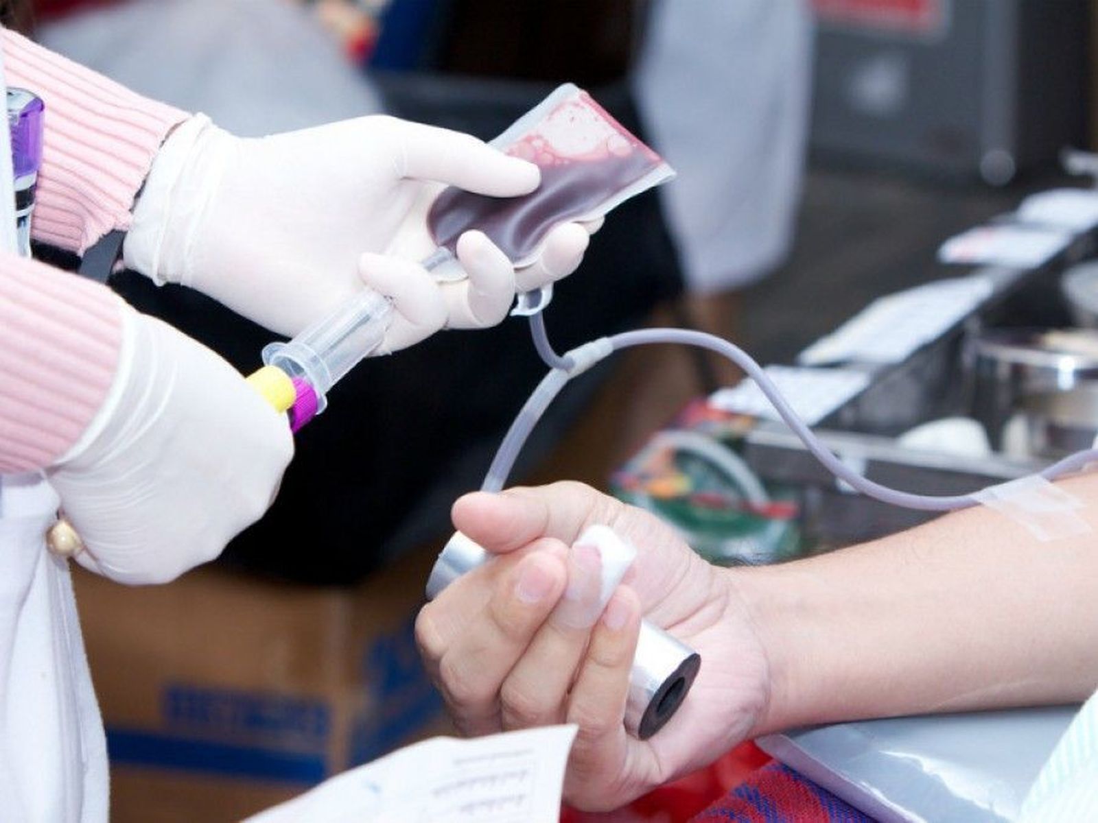 Donación de sangre. Archivo.