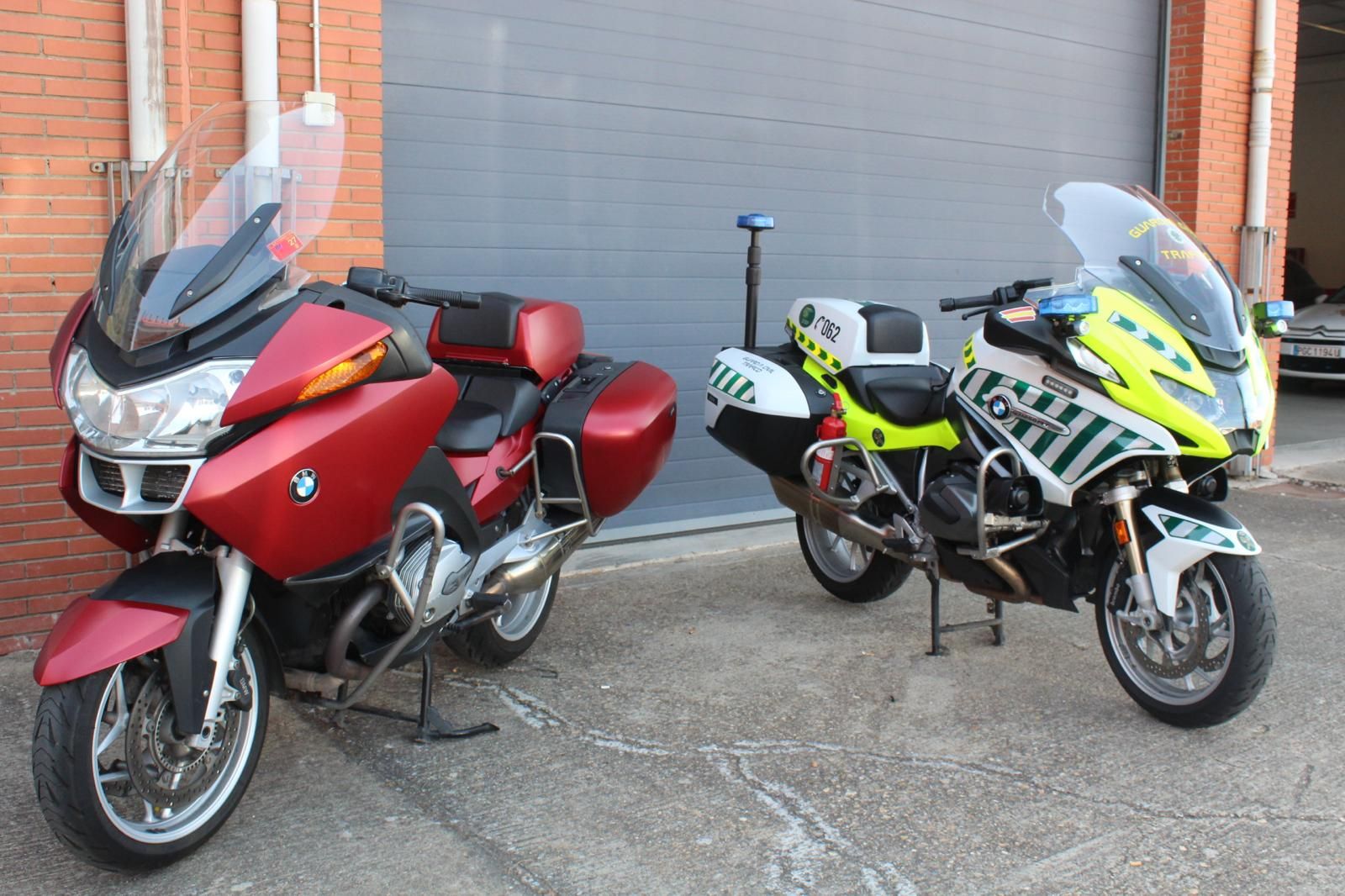 Motos camufladas y chaleco airbag, la nueva cara de la Guardia Civil de Tráfico de Salamanca