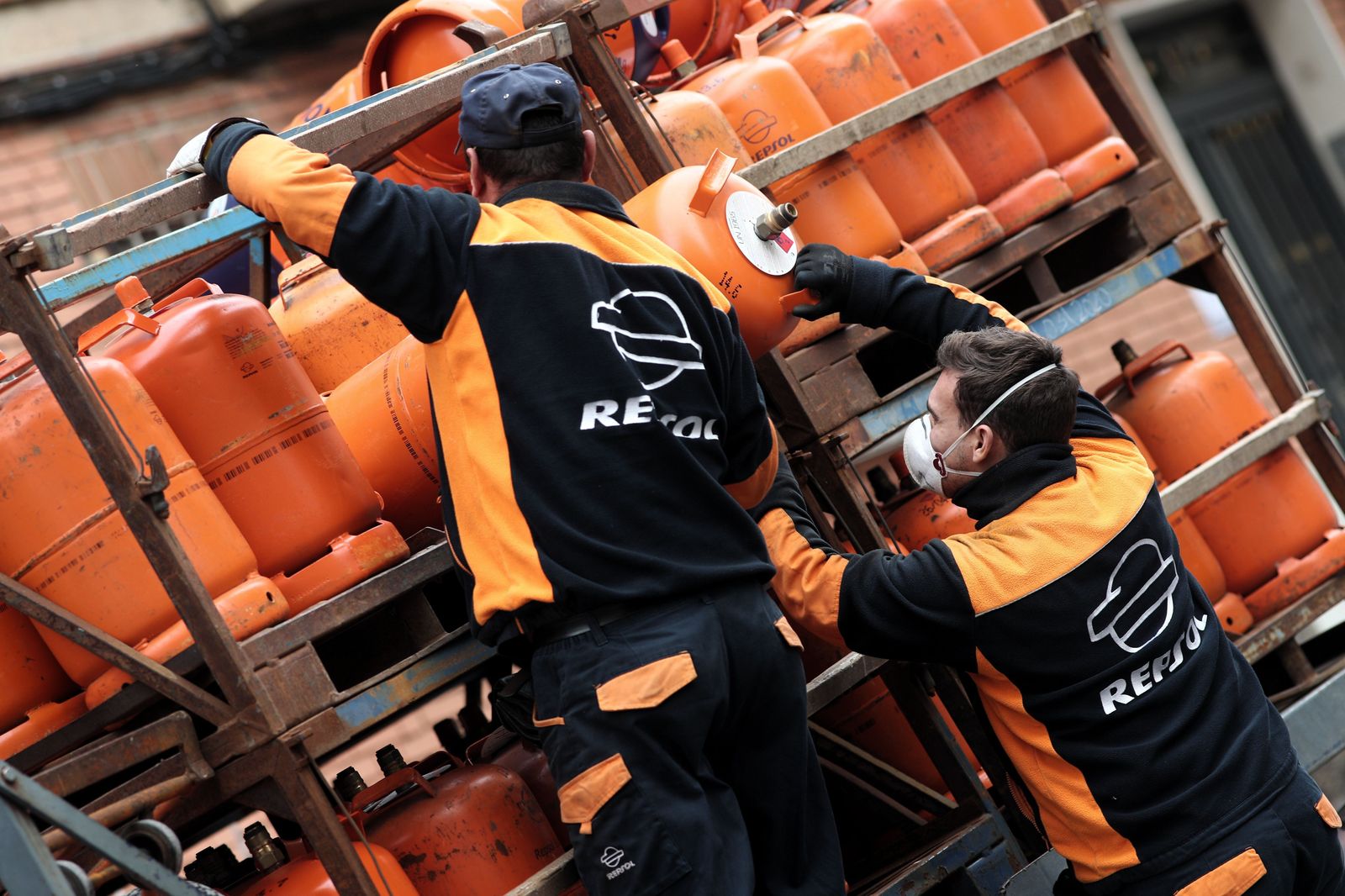 Bombonas de butano. Archivo