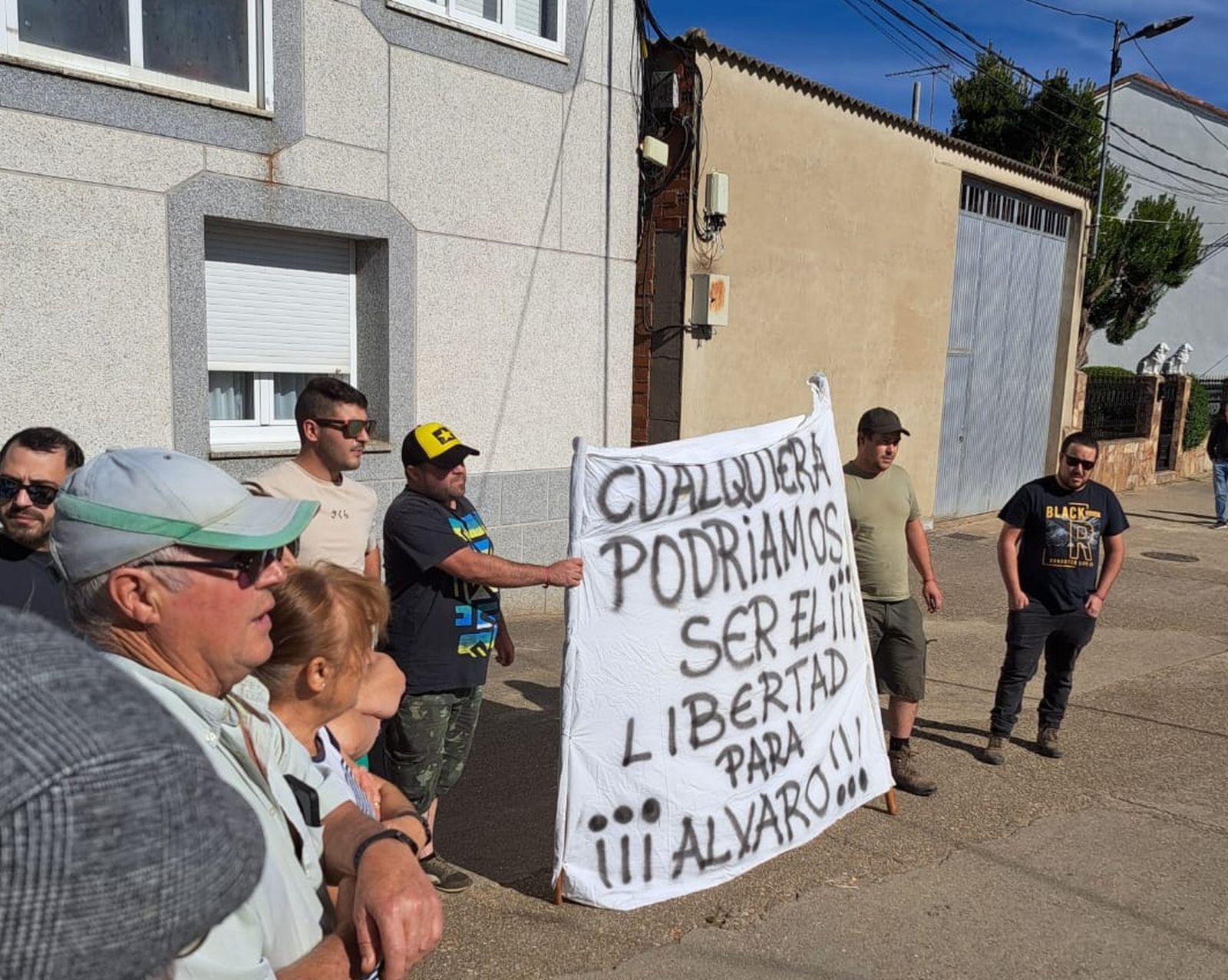 Concentración celebrada el pasado martes en Olleros de Tera