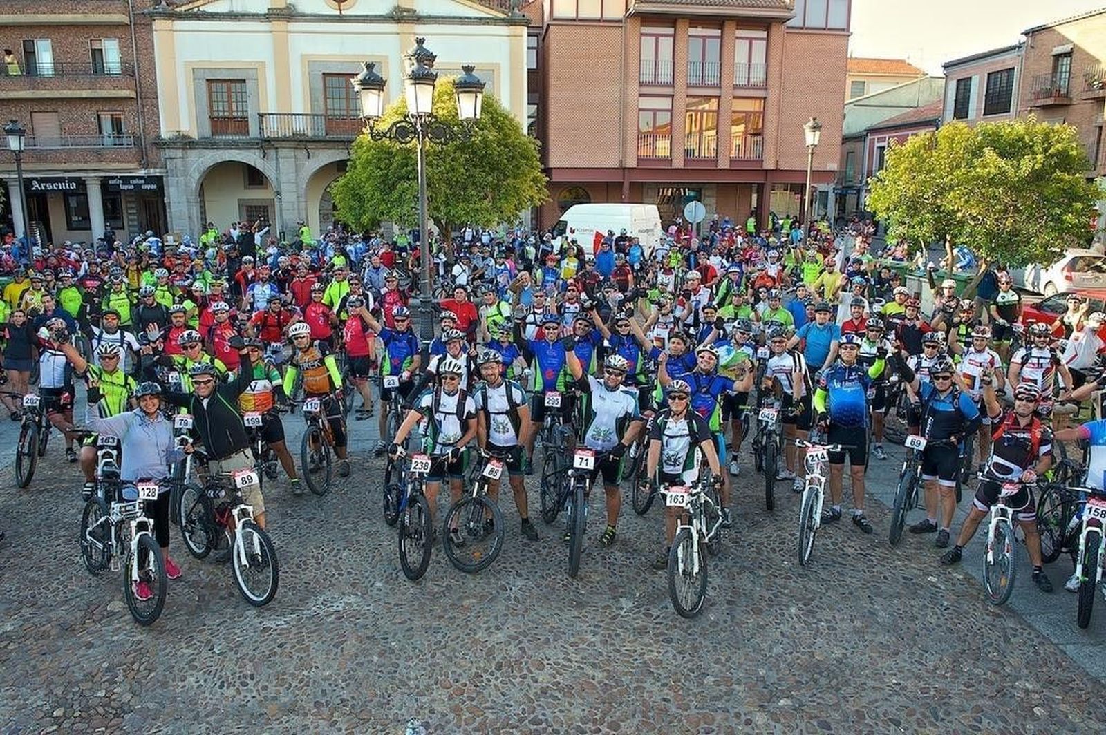 La Quedada BTT Ciudad de Peñaranda contó con más de trescientos participantes