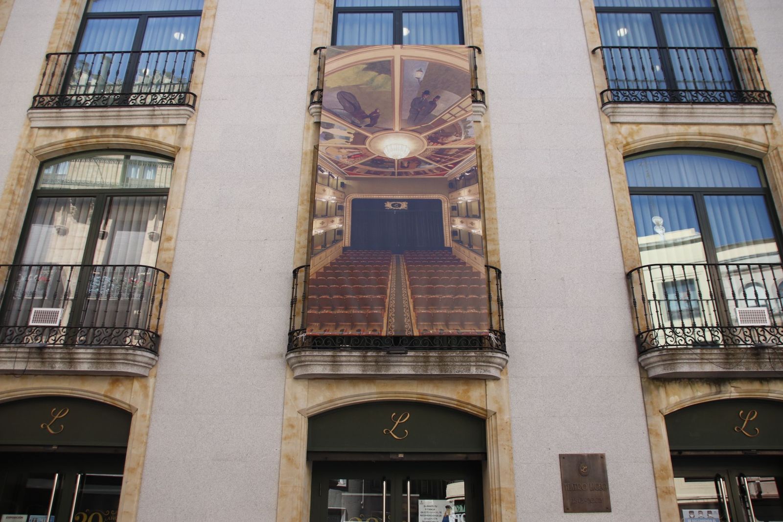 Fachada del teatro Liceo, imagen de recurso