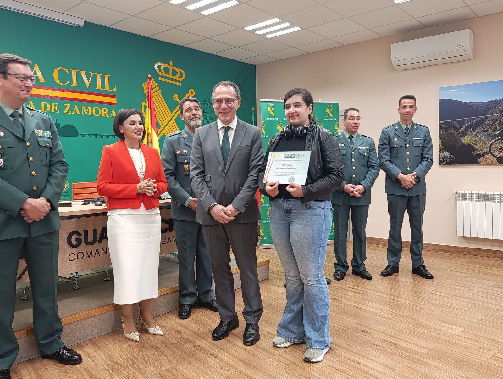 GALERÍA | Entrega de diplomas a los clasificados de Zamora en la Ciberliga de la Guardia Civil