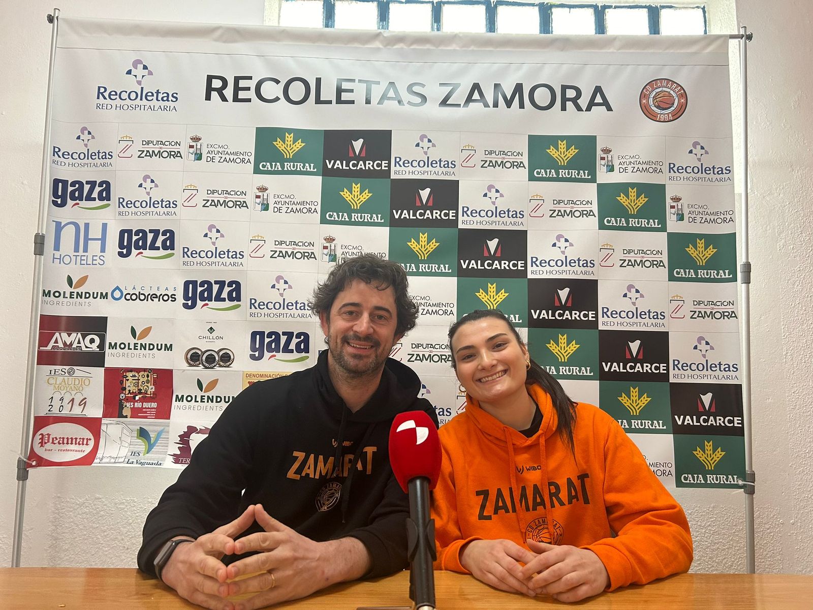 Ricardo Vasconcelos y Alejandra Sánchez, del CD Zamarat.