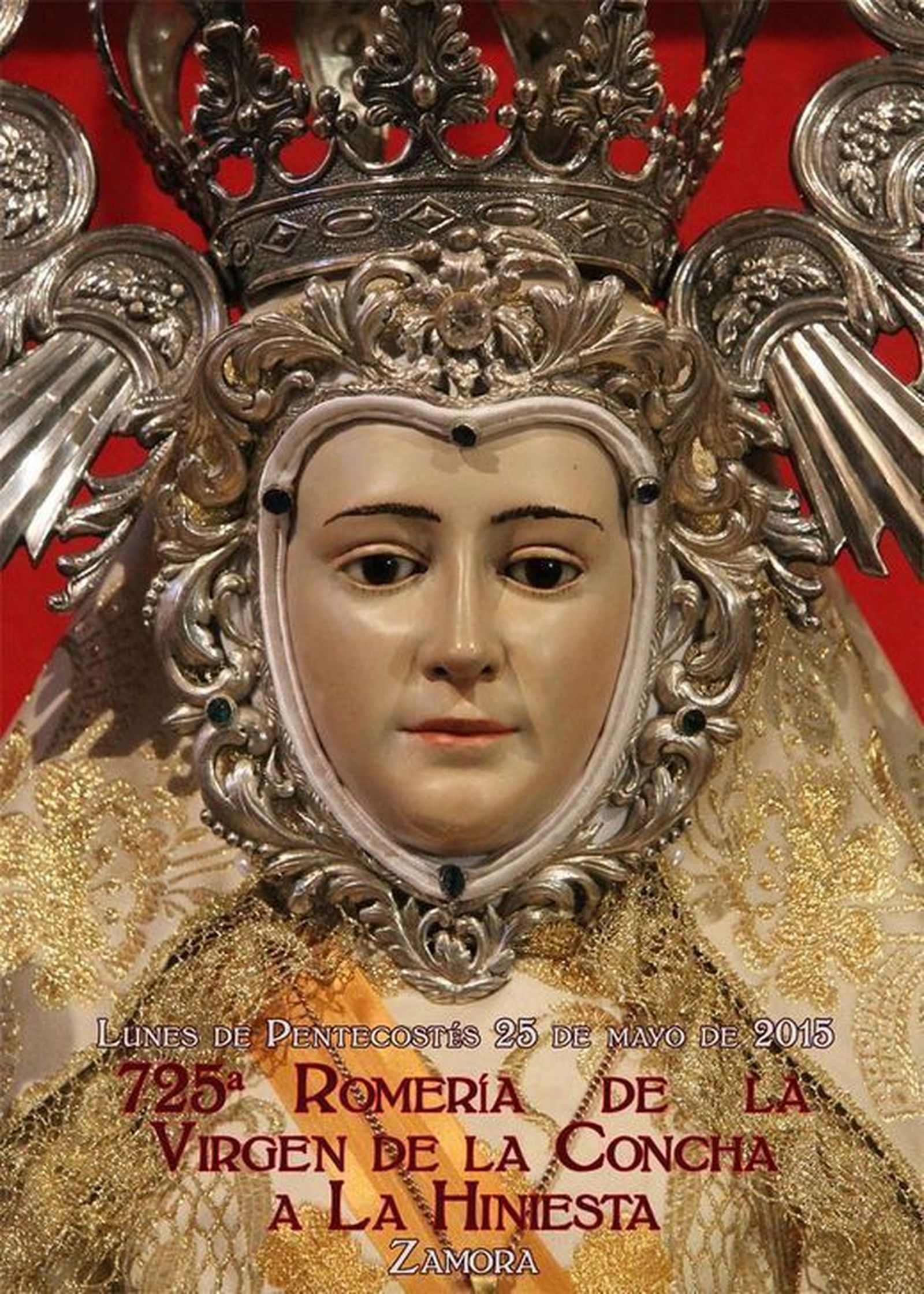 El rostro de la Virgen de la Concha protagoniza el cartel de la 725ª romería a La Hiniesta