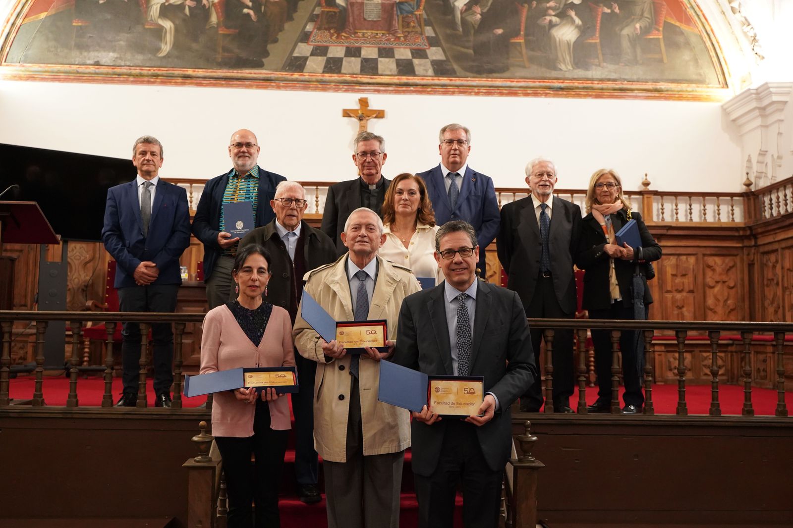 La Facultad de Educación de la UPSA celebra medio siglo formando maestros con un emotivo acto junto a los Hermanos Maristas