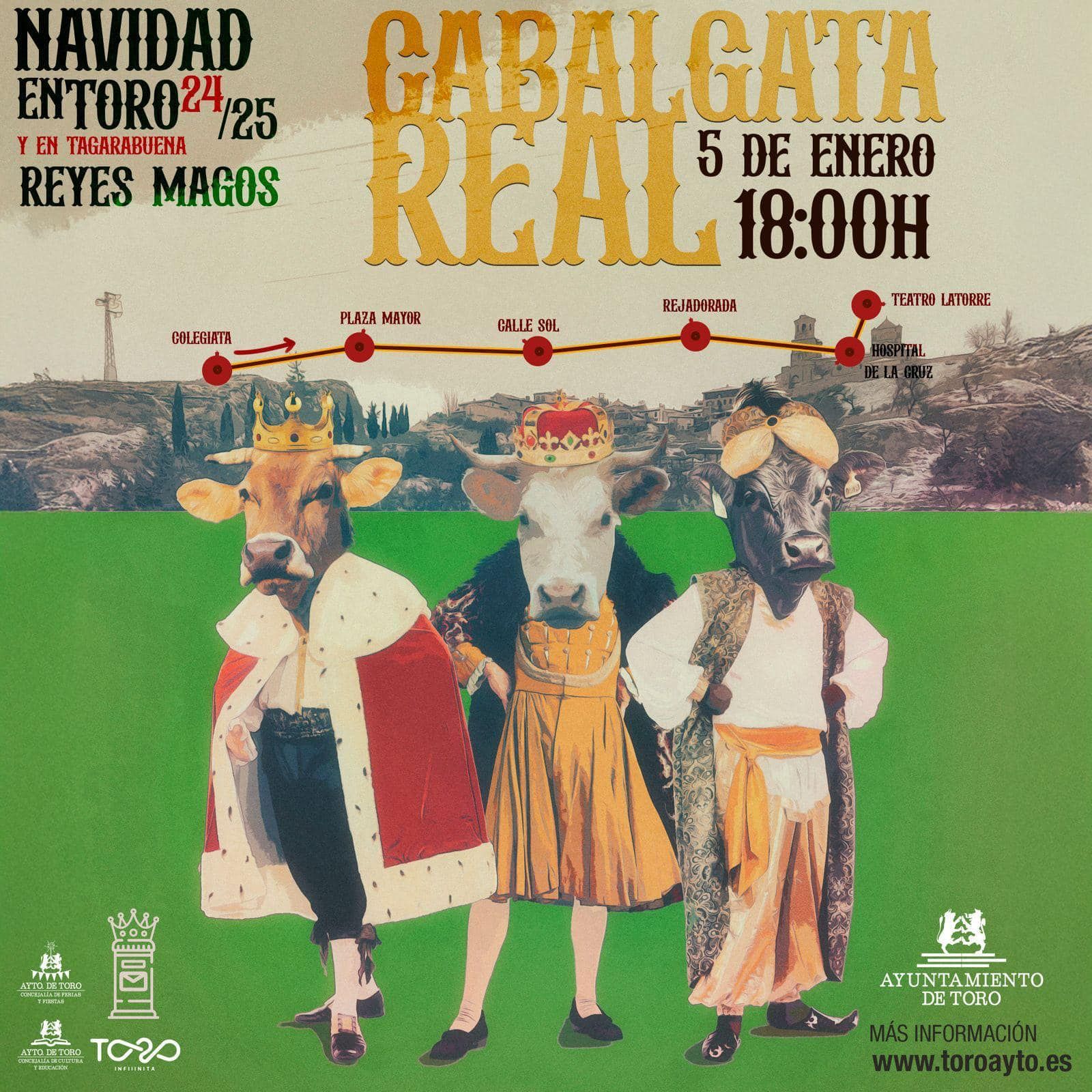 Cartel de la Cabalgata de Reyes de Toro